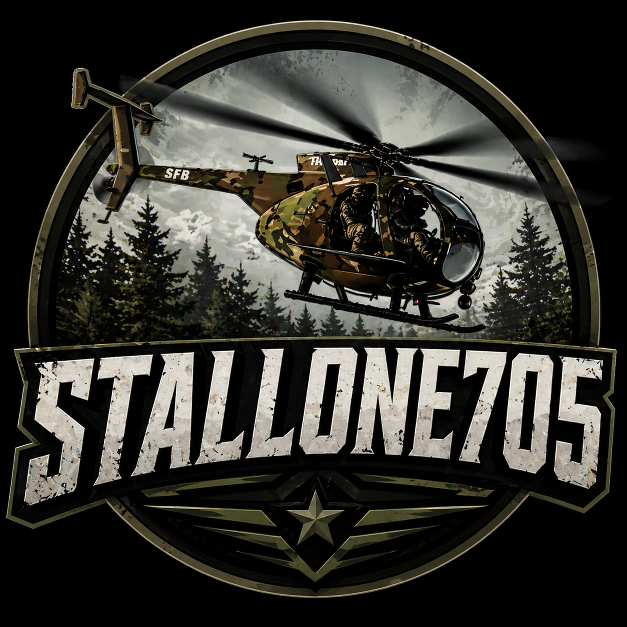 Stallone705 helicopter emblem